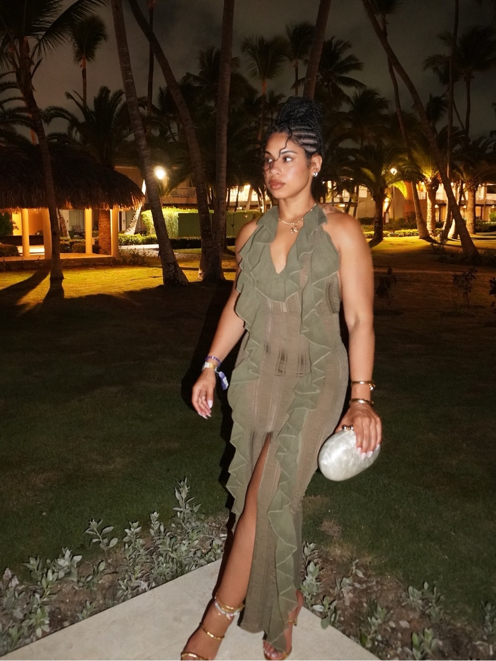 Fashion Nova Devine Ruffle Maxi Dress - Picture 2 of 3